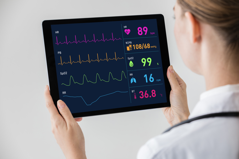 Monitor your patients' vital signs remotely with the help of medical IoT devices.
